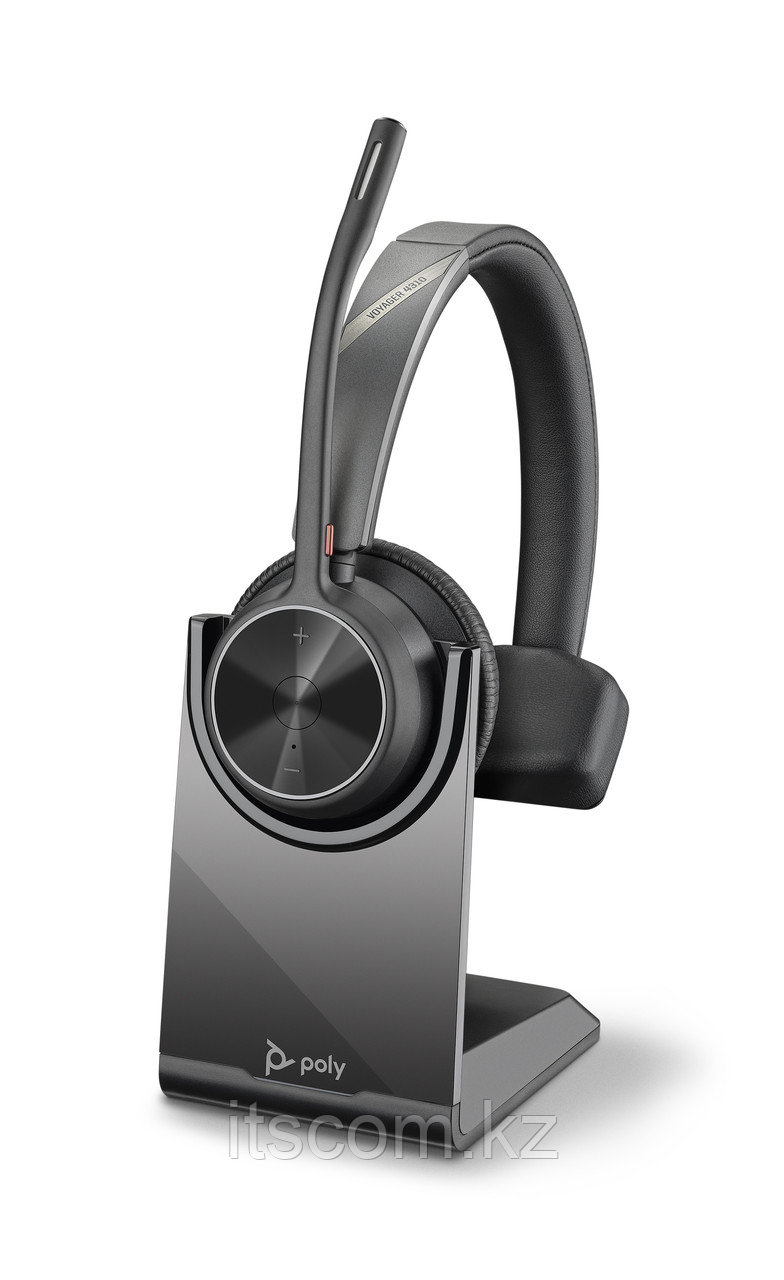 Беспроводная Bluetooth гарнитура Poly Voyager 4310 UC, V4310 USB-A, Charge Stand (218471-01)