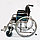 Инвалидная коляска с регулир. угла наклона спинки и подножек FS 902 GС, фото 2