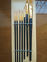 Набор кистей художественных для рисования Matisse Bomega синтетика 7 шт, Япония