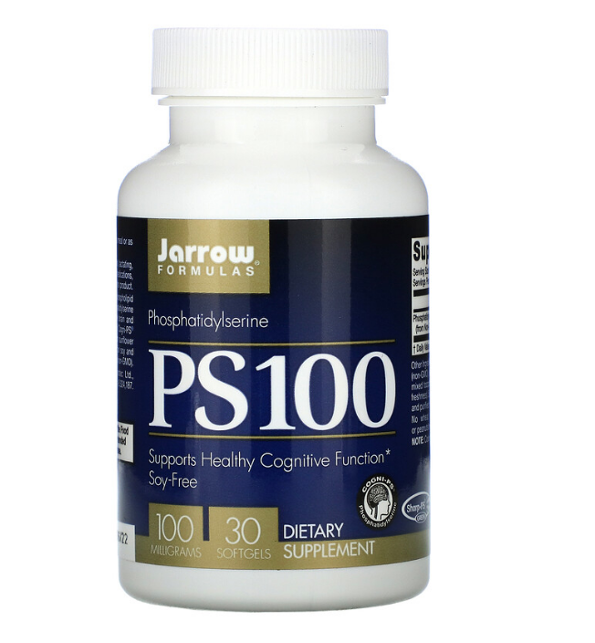 Jarrow Formulas, ФС 100 (фосфатидилсерин), 100 мг, 30 мягких таблеток