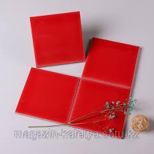 Кафель | Плитка 10х10 красный