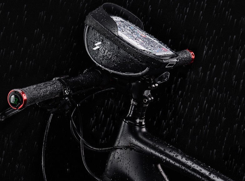 Сумка на руль велосипеда с держателем телефона "Cycling". Kaspi RED. Рассрочка. - фото 6 - id-p95221611