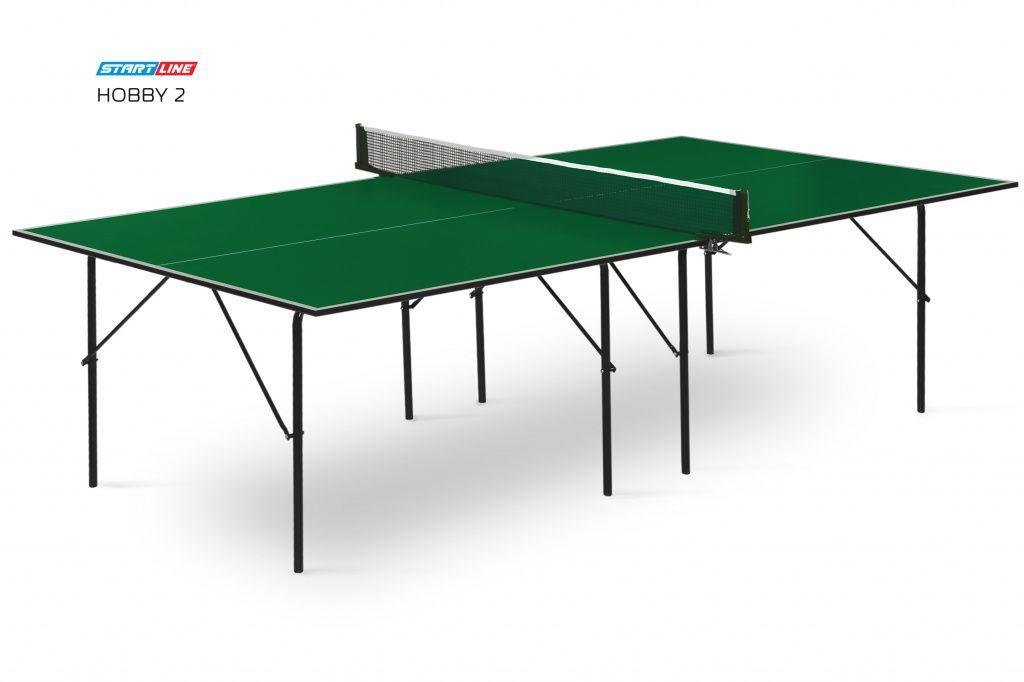 Weekend Теннисный стол для помещений "Start line Hobby-2 Indoor" (273 х 152,5 х 76 см) с колесами