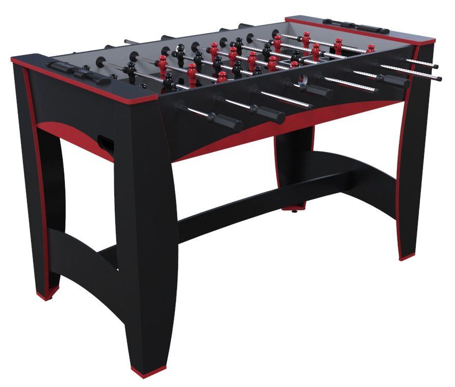 Weekend Игровой стол - футбол "Hit" (122x63.5x78.7 см, черно-красный)