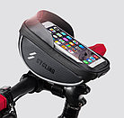 Сумка на руль велосипеда с держателем телефона "Cycling". Kaspi RED. Рассрочка., фото 3