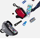 Сумка на руль велосипеда с держателем телефона "Cycling". Kaspi RED. Рассрочка., фото 5