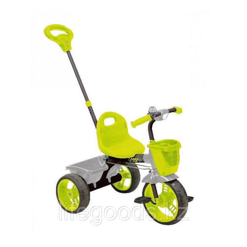 Детский трехколесный велосипед, ВД2/6 черный с лимонным