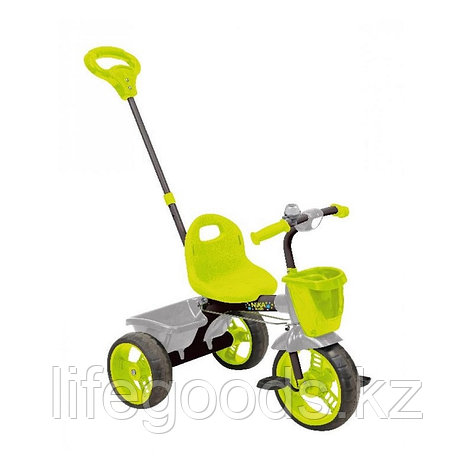 Детский трехколесный велосипед, ВД2/6 черный с лимонным, фото 2
