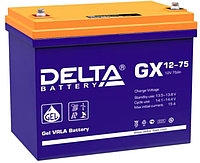 Гелевый аккумулятор Delta GX 12-75 (12В, 75Ач)