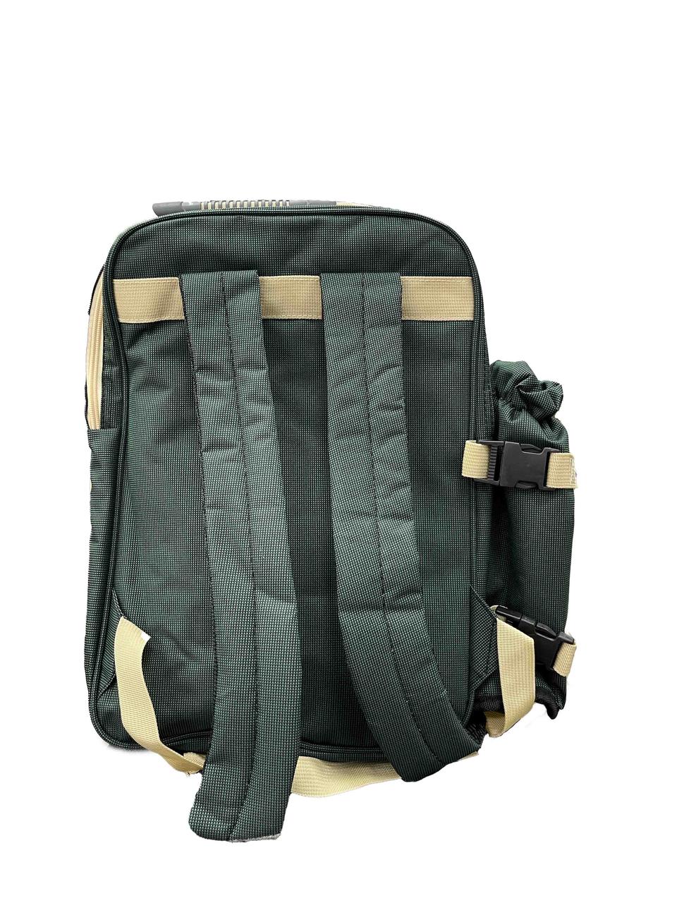Пикниковый набор-рюкзак "CHANODUG" на 4 персоны, цвет зеленый - фото 3 - id-p95190684