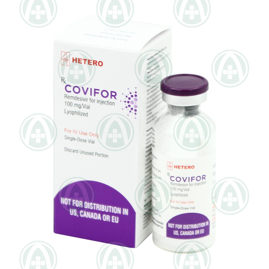 Ковифор Covifor (Ремдесивир) Порошок для приготовления раствора для инъекций / 100мг № 1 - фото 1 - id-p95228718
