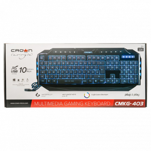 CROWN micro CMKG-403 клавиатура (CMKG-403) - фото 9 - id-p95239199