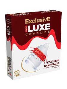Презерватив Luxe Exclusive  "Красный камикадзе", 1штука