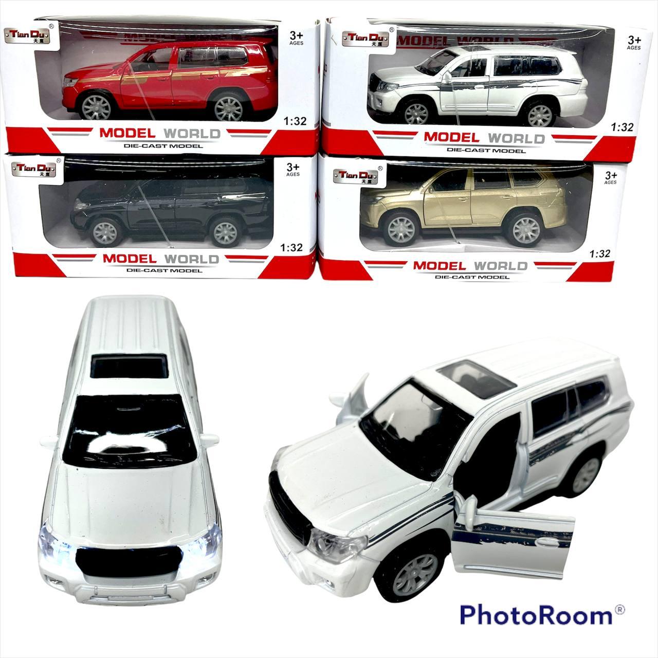 А1093 Машина TOYOTA LAND CRUISER PRADO Model World металл модель передние двери открываются 16*7