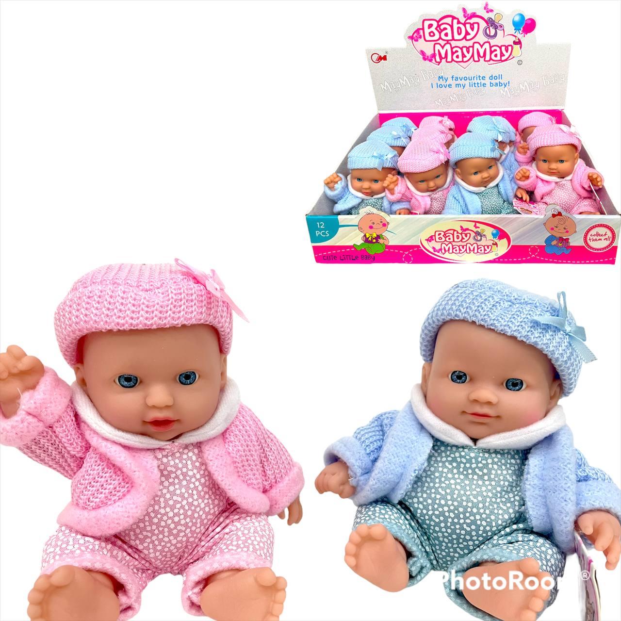 235-S Пупсик Baby May May в теплой одежде 12 шт в упаковке (качественная) 19*13