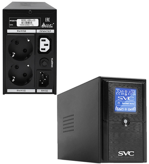 Источник бесперебойного питания SVC V-800-L-LCD