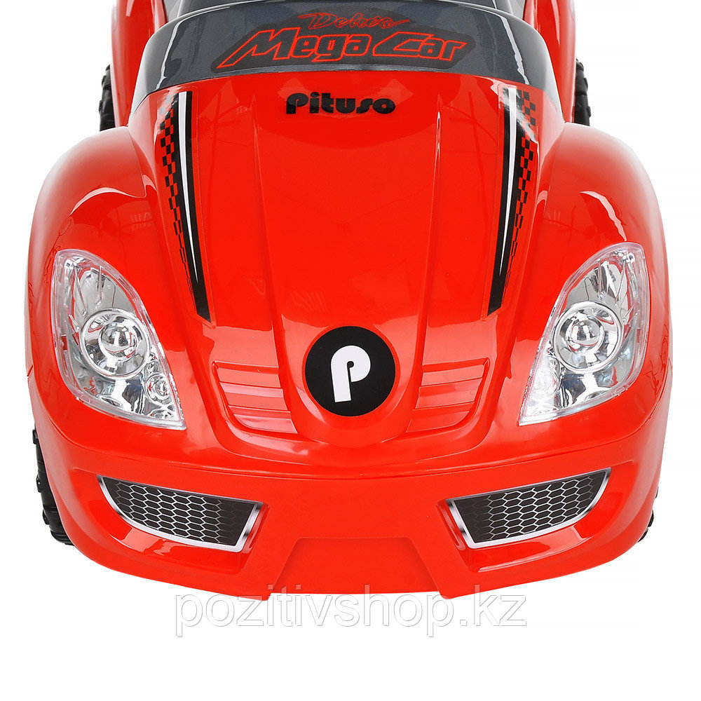 Каталка Pituso Mega Car с сигналом Красный - фото 2 - id-p95240982