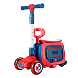 Трехколесный самокат Pituso 3в1 HD-8814B Red, фото 2
