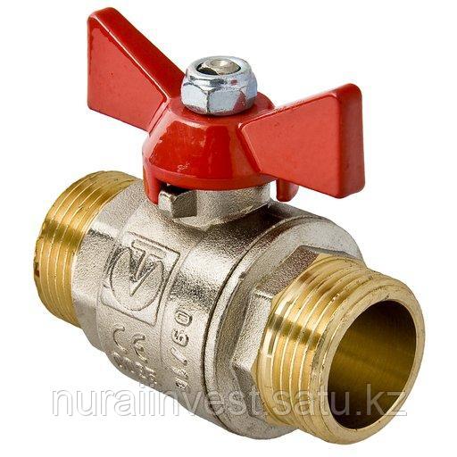 Кран шаровый нар-нар 3/4" (с бабочкой) "VALTEC"
