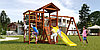 Детская площадка "Савушка Мастер" - 3 с качелями "Гнездо" 1 метр (крашенный), фото 3