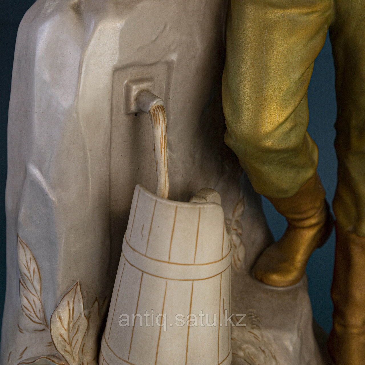 Водоносы Мануфактура Royal Dux Чехия, Богемия. После 1947 года Фарфор, скульптурная лепка, ручная роспись - фото 8 - id-p95243099