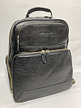 Мужской кожаный рюкзак "TONY BELLUCCI" (высота 37 см, ширина 28 см, глубина 14 см), фото 3