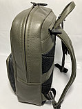 Кожаный рюкзак "TONY BELLUCCI" (высота 39 см, ширина 28 см, глубина 15 см), фото 4