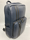 Кожаный рюкзак "TONY BELLUCCI" (высота 39 см, ширина 28 см, глубина 15 см), фото 7