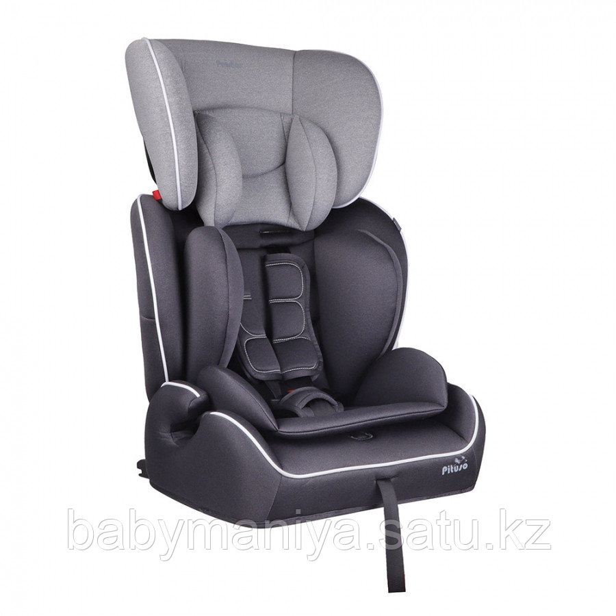 Автокресло 9-36 кг Pituso Prados IsoFix Light Grey/Cветло-cерый