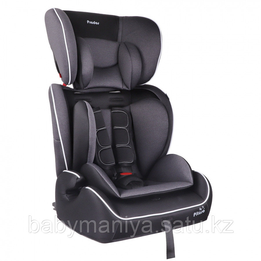 Автокресло 9-36 кг Pituso Prados IsoFix Dark Grey/Темно-cерый