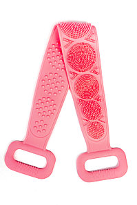 Массажер для тела "Мочалка", коралловый, ТПР, 8х70см