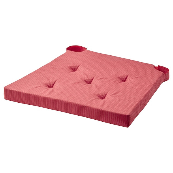 Подушка на стул ЮСТИНА красный ИКЕА, IKEA