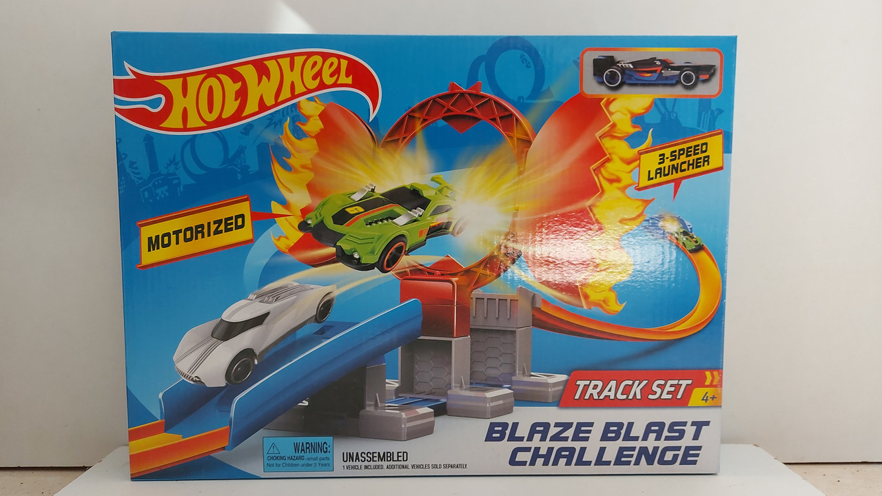 Трек Hot wheel. Blaze Blast Challenge. Хот вилс. Трасса. Kaspi RED. Рассрочка - фото 1 - id-p95255789