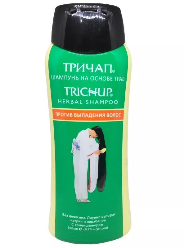 Trichup шампунь против выпадения волос на основе трав. Vasu Healthcare TRICHUP Hair Fall Control 400 мл