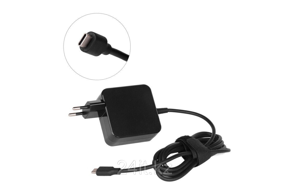 Блок питания для ноутбука Univers 45W USB-C Sq (D) - фото 1 - id-p95255932