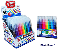 886-1 Watercolor pen 12pcs фломастеры для ручки аэрографии , цена за 1 пачку (12шт), фото 1