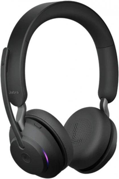 Беспроводная гарнитура Jabra Evolve2 65, Link380c MS Stereo Black - фото 1 - id-p95262198