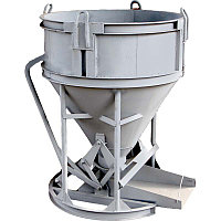 Бадья для бетона неповоротная "Рюмка" 1 куб.м