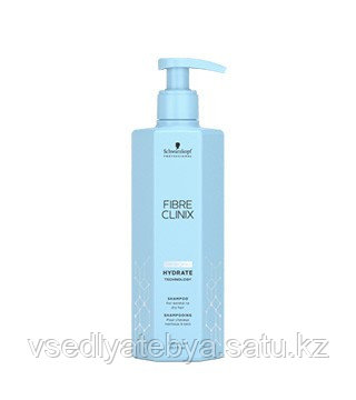 Schwarzkopf Professional Fibre Clinix Hydrate, Увлажняющий шампунь для нормальных и сухих волос , 300 мл.