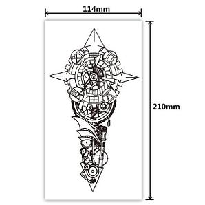 Временная татуировка 115х210 мм.