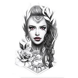 Временная татуировка 150х210 мм.