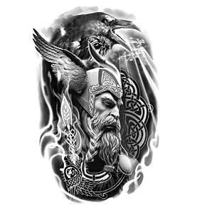 Временная татуировка 150х210 мм.