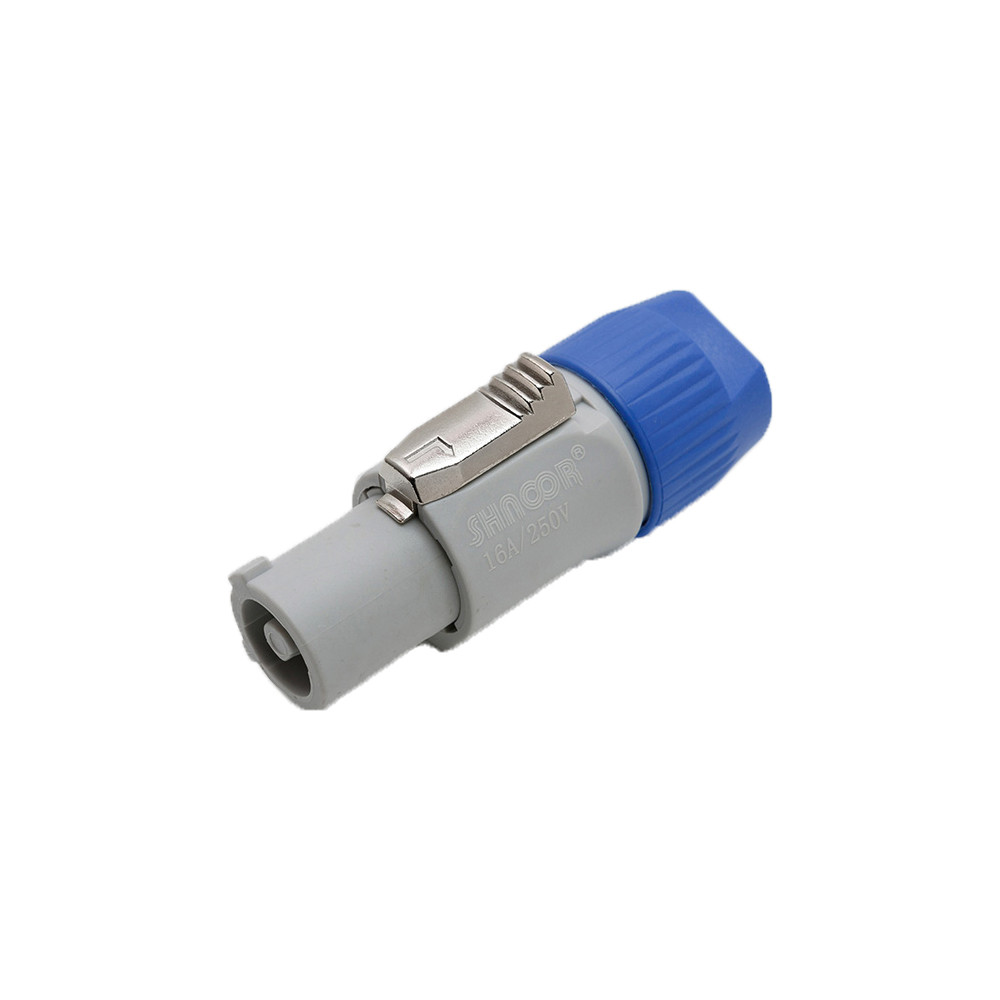 Разъем на кабель, speakon(спикон), Powercon Power-in, SHNOOR SAC3FCB, фото 1