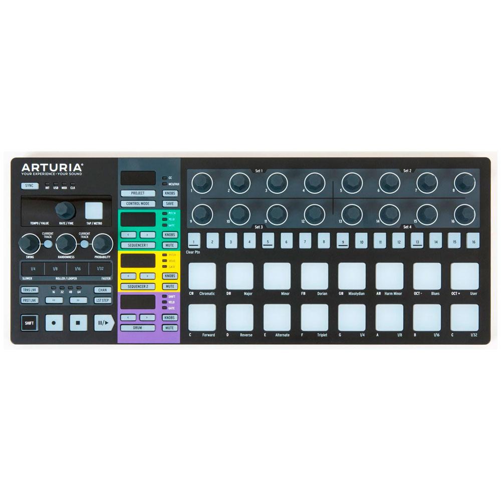 USB MIDI DAW контроллер Arturia BeatStep Pro Black - фото 1 - id-p95268473