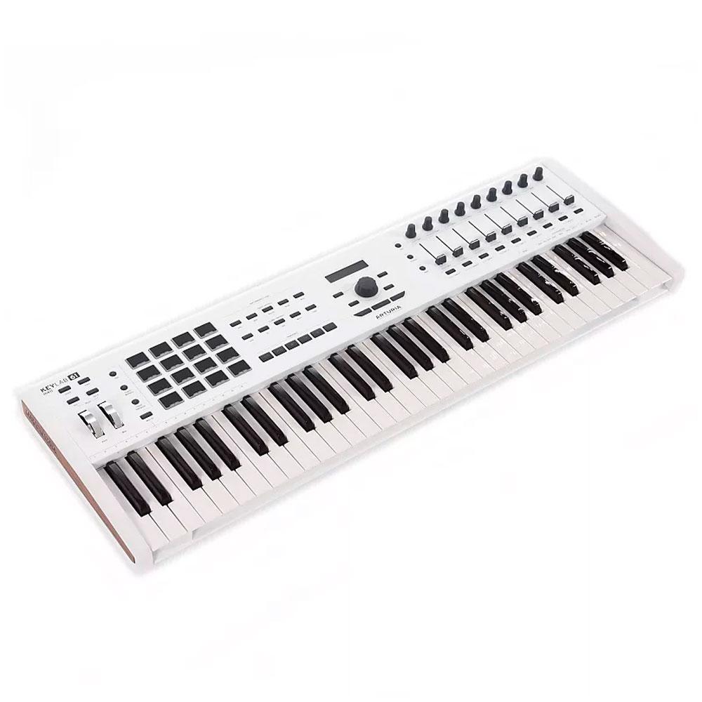 USB MIDI-клавиатура Arturia KeyLab 61 mkII White - фото 2 - id-p95268487