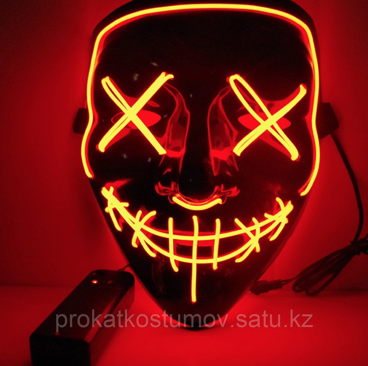 Светящаяся маска для Хэллоуина "Судная ночь" - фото 6 - id-p95274062