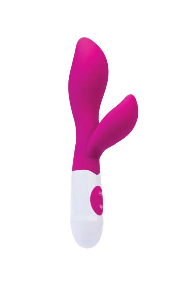 Вибратор с клиторальным стимулятором TOYFA A-Toys Lilu (силиконовый, розовый, 20 см)