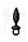 Анальная пробка Erotist Strob S - size, силикон, черная, 11,7 см, фото 2