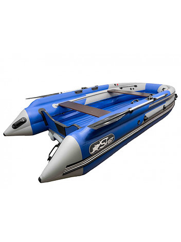 Лодка REEF SKAT 370F интегрированный графит/синий, фото 2