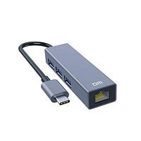 Тип C до USB2.0 3-портовый концентратор с 100 Мбит/с RJ45 ethernet порт CHB002